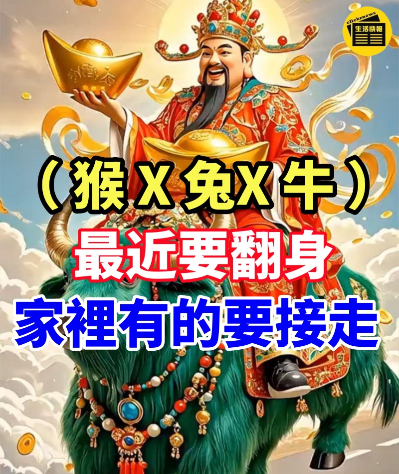 (猴X 兔X 牛)最近要翻身,家裡有的要接走