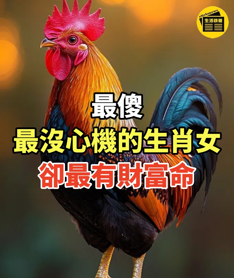 最傻最沒心機的生肖女,卻最有財富命