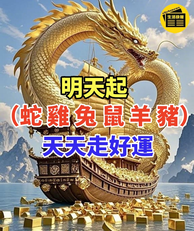 明天起(蛇雞兔鼠羊豬)天天走好運