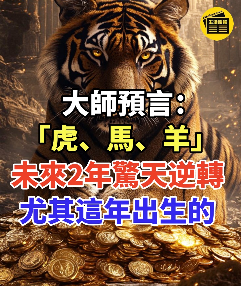 大師預言:「屬虎、馬、羊人」在未來2年內驚天逆轉 尤其「這幾年出生的」