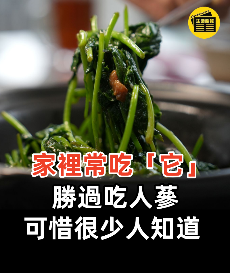 家裡常吃「它」,勝過吃人蔘,可惜很少人知道